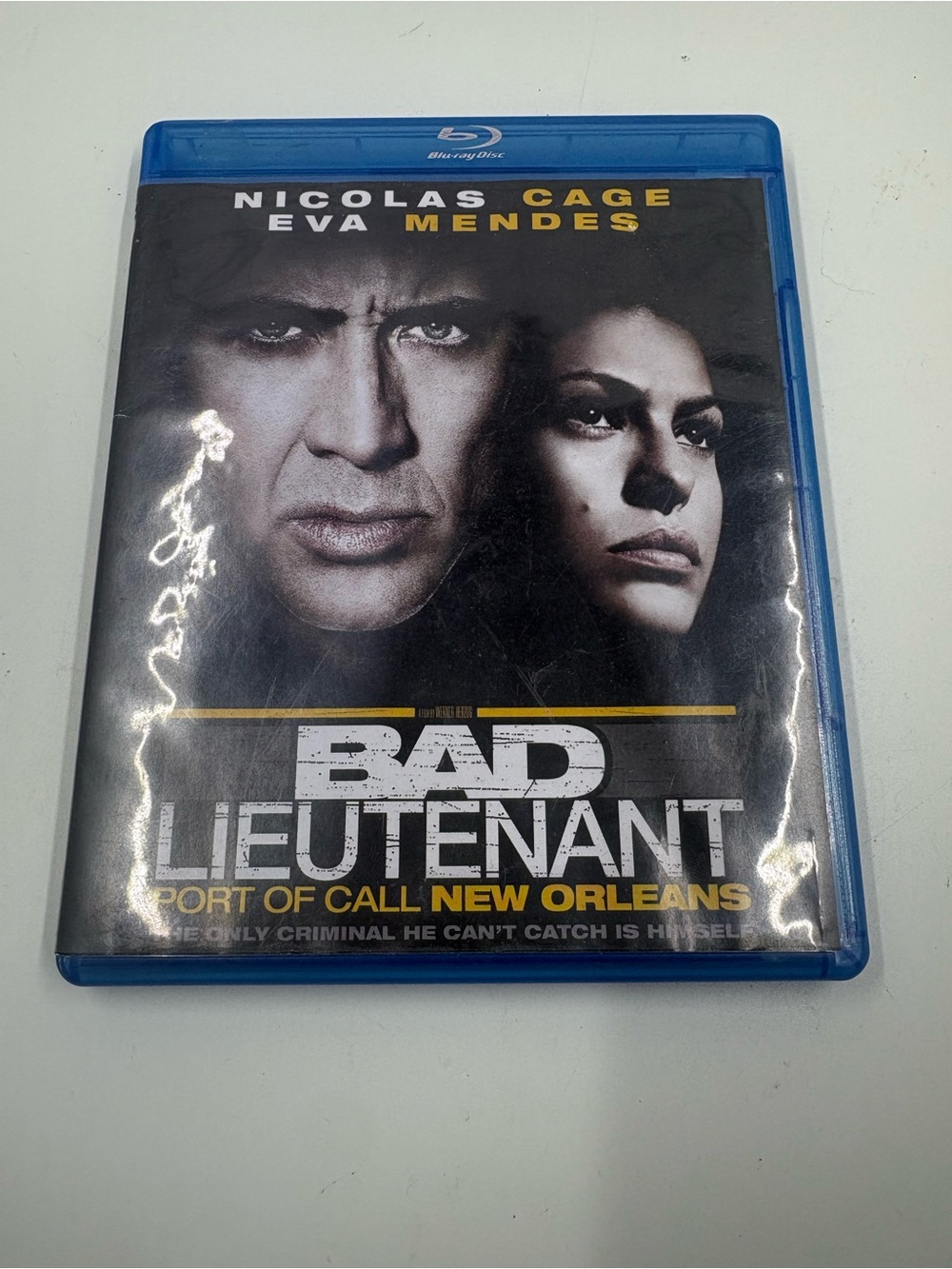 Bad Lieutenant Blu-ray Featuring Nicolas Cage & Eva Mendes - Black Cover